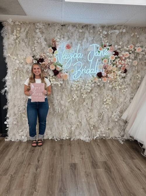 Vayda Jane Bridal - She said yes to the dress!
