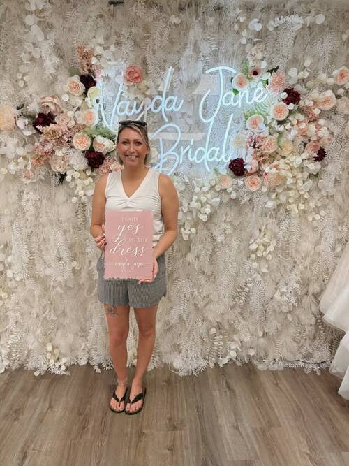 Vayda Jane Bridal - She said yes to the dress!