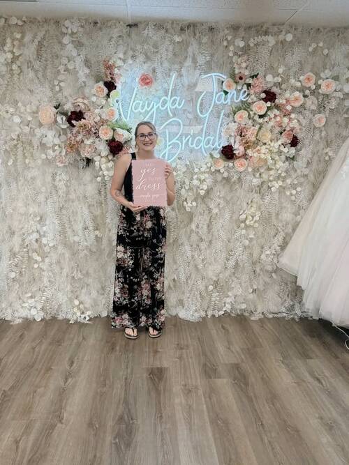 Vayda Jane Bridal - She said yes to the dress!