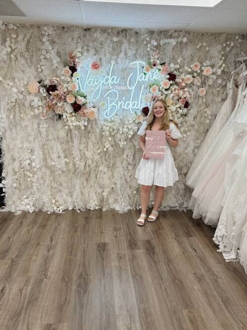Vayda Jane Bridal - She said yes to the dress!