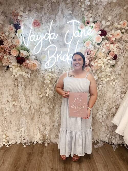 Vayda Jane Bridal - She said yes to the dress!