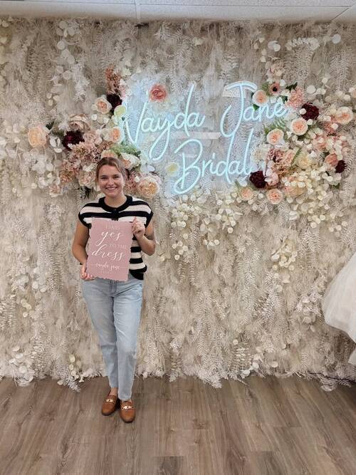 Vayda Jane Bridal - She said yes to the dress!