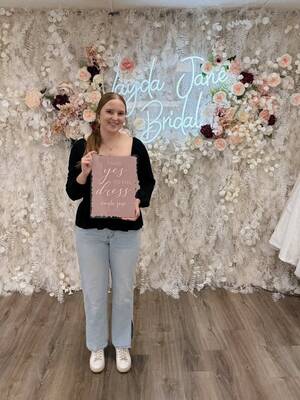 Vayda Jane Bridal - She said yes to the dress!