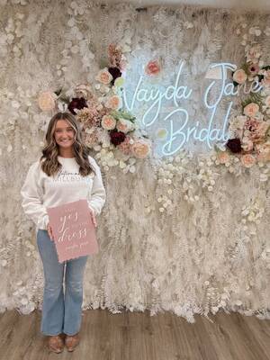 Vayda Jane Bridal - She said yes to the dress!