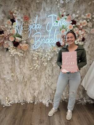 Vayda Jane Bridal - She said yes to the dress!