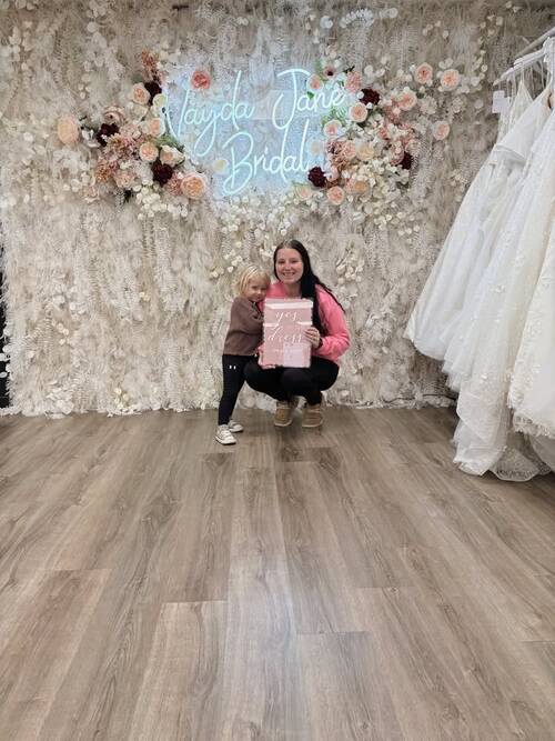 Vayda Jane Bridal - She said yes to the dress!