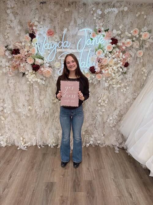 Vayda Jane Bridal - She said yes to the dress!