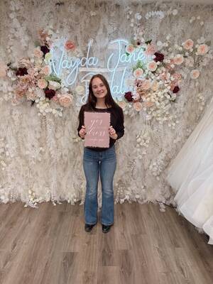 Vayda Jane Bridal - She said yes to the dress!