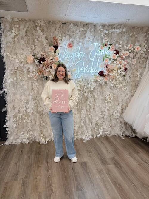Vayda Jane Bridal - She said yes to the dress!