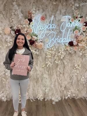 Vayda Jane Bridal - She said yes to the dress!