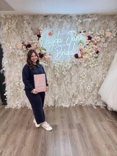 Vayda Jane Bridal - She said yes to the dress!
