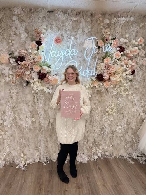 Vayda Jane Bridal - She said yes to the dress!