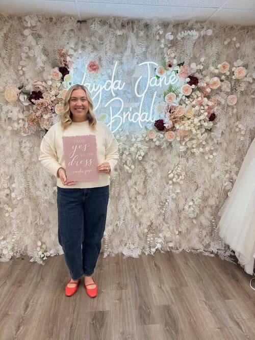 Vayda Jane Bridal - She said yes to the dress!
