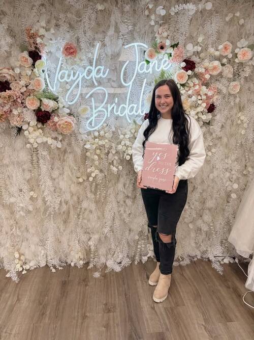 Vayda Jane Bridal - She said yes to the dress!