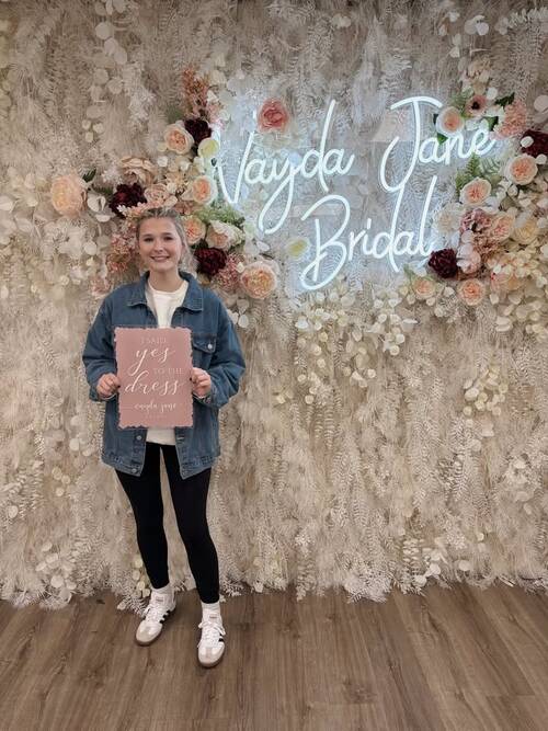 Vayda Jane Bridal - She said yes to the dress!