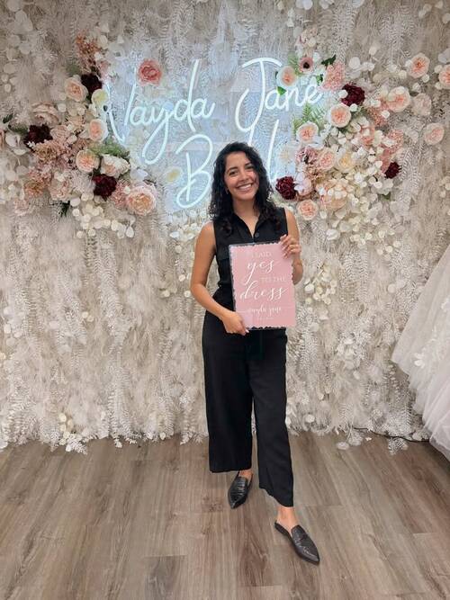 Vayda Jane Bridal - She said yes to the dress!