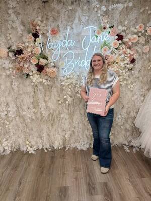 Vayda Jane Bridal - She said yes to the dress!