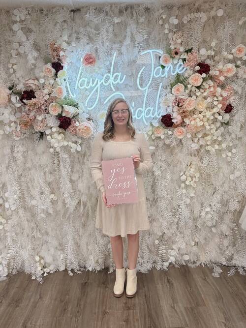 Vayda Jane Bridal - She said yes to the dress!