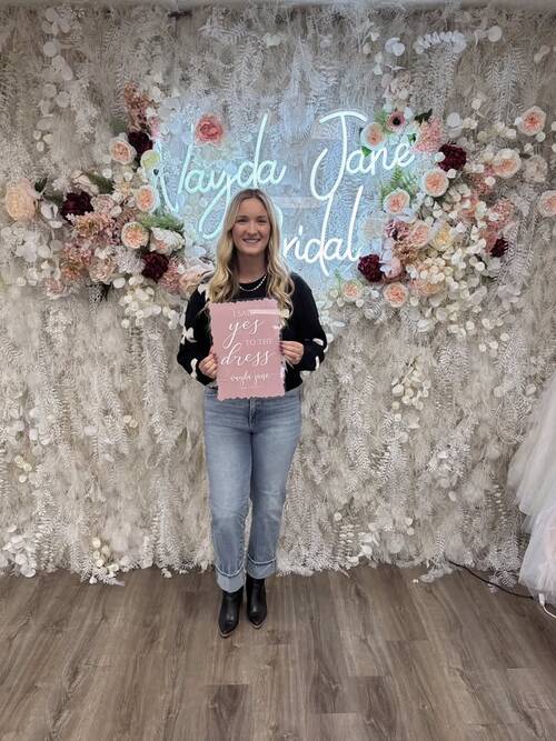 Vayda Jane Bridal - She said yes to the dress!