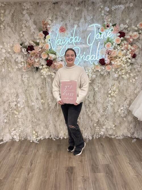 Vayda Jane Bridal - She said yes to the dress!