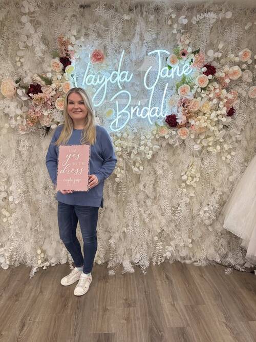 Vayda Jane Bridal - She said yes to the dress!