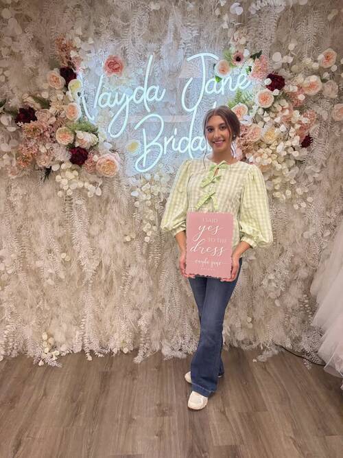 Vayda Jane Bridal - She said yes to the dress!
