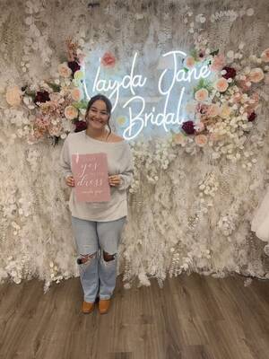 Vayda Jane Bridal - She said yes to the dress!