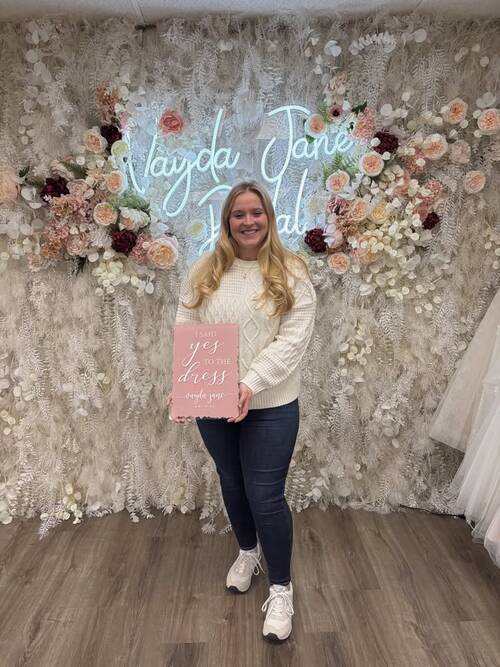 Vayda Jane Bridal - She said yes to the dress!