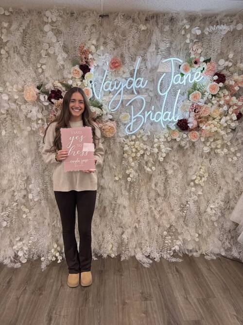 Vayda Jane Bridal - She said yes to the dress!