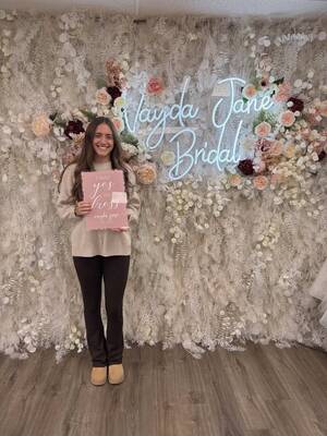 Vayda Jane Bridal - She said yes to the dress!