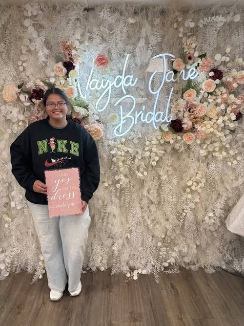 Vayda Jane Bridal - She said yes to the dress!