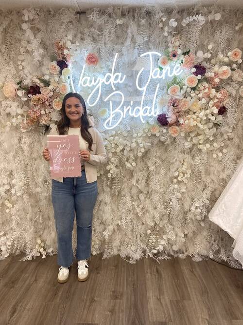 Vayda Jane Bridal - She said yes to the dress!