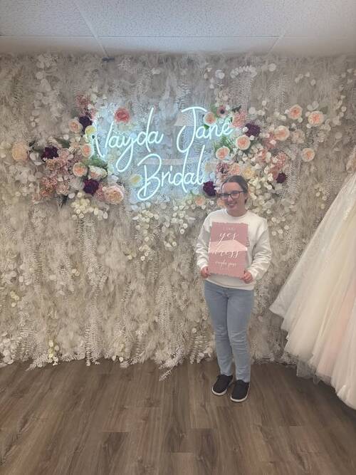 Vayda Jane Bridal - She said yes to the dress!