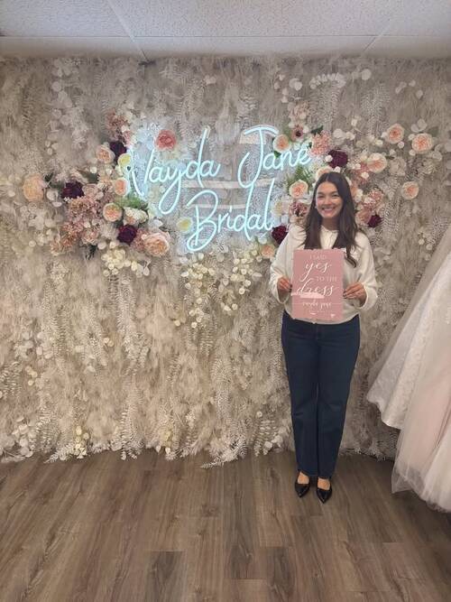 Vayda Jane Bridal - She said yes to the dress!