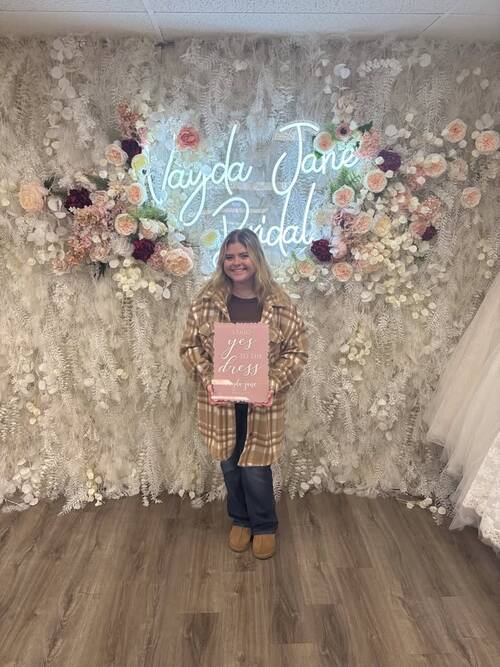 Vayda Jane Bridal - She said yes to the dress!