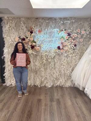 Vayda Jane Bridal - She said yes to the dress!
