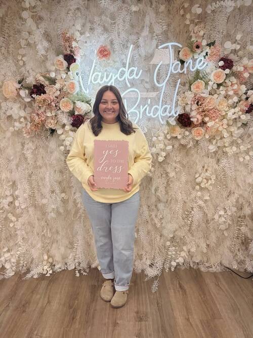 Vayda Jane Bridal - She said yes to the dress!