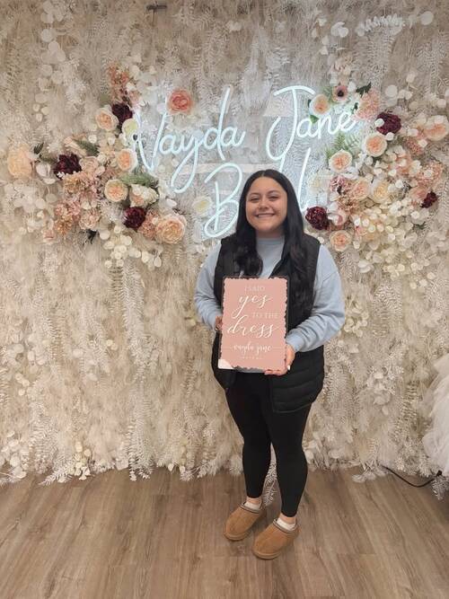Vayda Jane Bridal - She said yes to the dress!