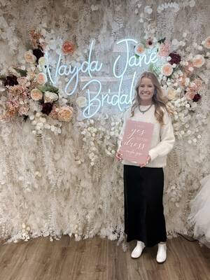 Vayda Jane Bridal - She said yes to the dress!