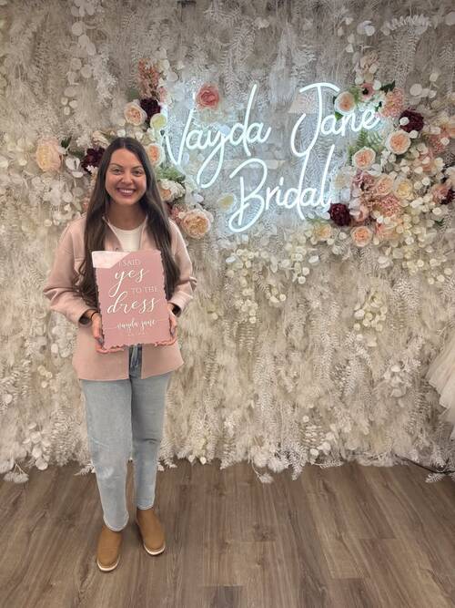 Vayda Jane Bridal - She said yes to the dress!