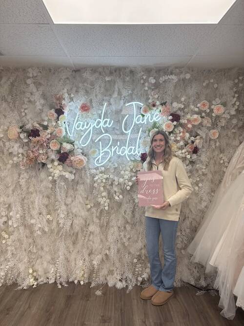 Vayda Jane Bridal - She said yes to the dress!