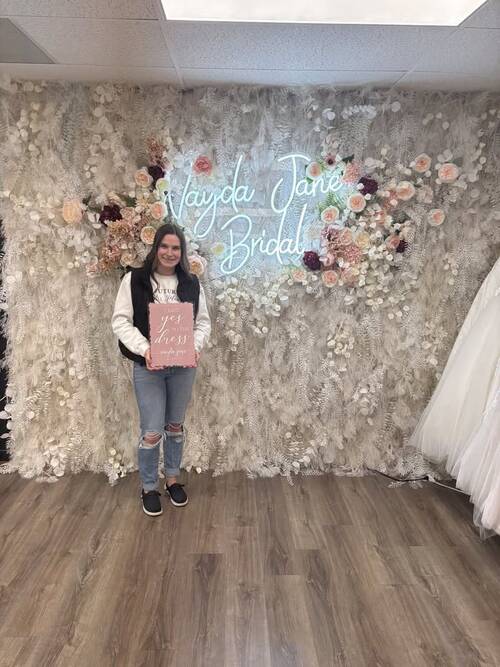 Vayda Jane Bridal - She said yes to the dress!