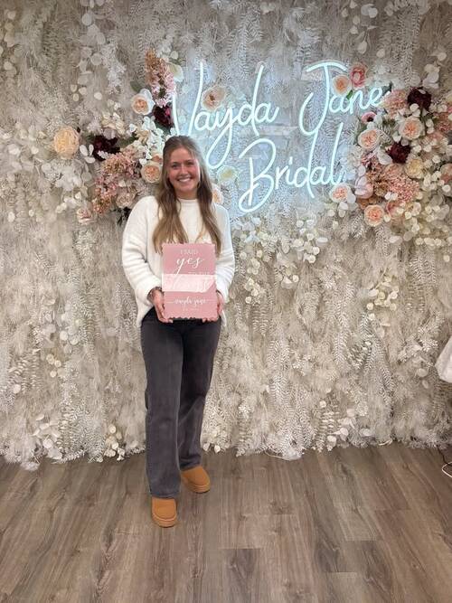 Vayda Jane Bridal - She said yes to the dress!