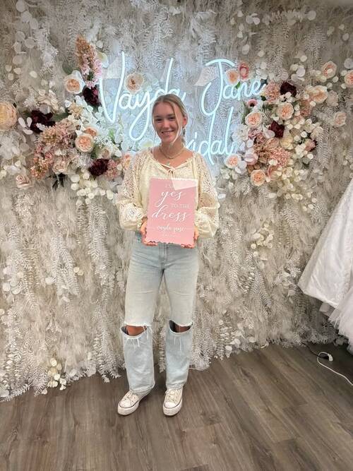 Vayda Jane Bridal - She said yes to the dress!