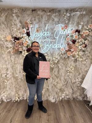 Vayda Jane Bridal - She said yes to the dress!