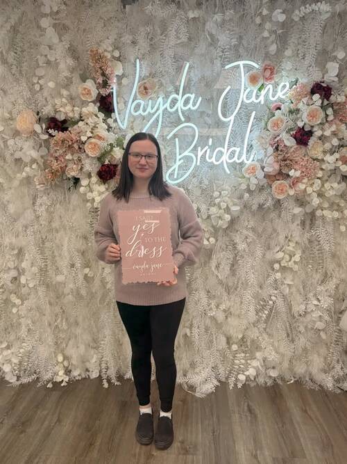 Vayda Jane Bridal - She said yes to the dress!