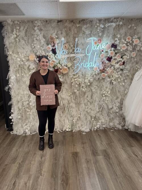 Vayda Jane Bridal - She said yes to the dress!