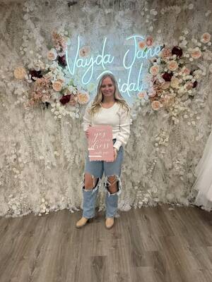 Vayda Jane Bridal - She said yes to the dress!