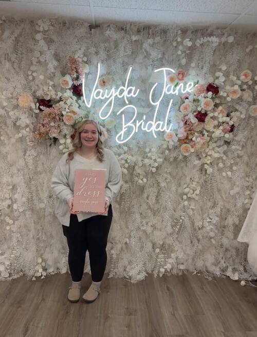 Vayda Jane Bridal - She said yes to the dress!