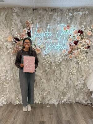 Vayda Jane Bridal - She said yes to the dress!